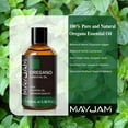 thumbnail image 5 of MAYJAM Pure Essential Oil, Oregano, 100ML, Therapeutic Grade, for use with Oil Diffusers, Potpourri, and Wicking Fragrance Diffusers, 5 of 7