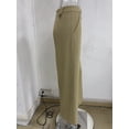 thumbnail image 6 of SCHUHLAND Women's High Waisted Dress Pants - Elegant Solid Ankle Trousers, Professional Straight Leg Business Casual Slacks with Button Detail, 6 of 10