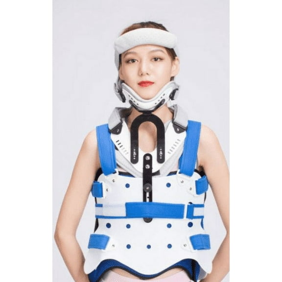 Posture Corrector, Neck Spine Orthosis Brace, Lumbar Spine Orthosis Head and Neck Orthosis, Adjustable Cervical Thoracic Orthosis Lumbar Support Back Posture