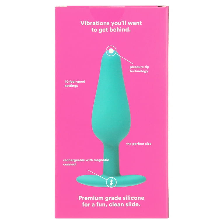 Hello Cake Rechargeable Waterproof Anal Vibrator with 10 Modes