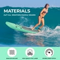 thumbnail image 3 of streakboard 10FT Inflatable Paddle Board Stand Up Paddle Board SUP with Complete Kit Non-Slip Deck, Green, 3 of 6