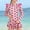 Hot Pink, variant on WOXIHUAN Girls 2 Piece Rash Guard Swimsuit Summer Printed Zipper Swimwear with Skirt Ruffle Long Sleeve Bathing Suit for 2-12T Hot Pink 5-6 Years