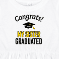 thumbnail image 4 of Inktastic Congrats My Sister Graduated with Cap Girls Baby Dress, 4 of 5