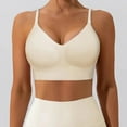 thumbnail image 5 of Push Up Bra, Summer Big U Backless Bra, Gathered, Multi-Way Wear, Beige M, Size S-XXL, 5 of 6