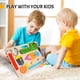 thumbnail image 4 of Juguete sensorial de madera Montessori Busy Board ABERLLS para 1 a 3 años, 4 of 9