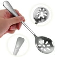 thumbnail image 5 of 3Pcs Stainless Steel Slotted Spoons Daily Use Serving Utensils, Household Serving Spoons, 5 of 6