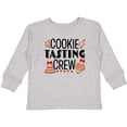 thumbnail image 3 of Inktastic Christmas Cookie Tasting Crew with Holiday Cookies Boys or Girls Long Sleeve Toddler T-Shirt, 3 of 5