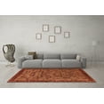 thumbnail image 3 of Ahgly Company Indoor Rectangle Oriental Orange Industrial Area Rugs, 8' x 12', 3 of 4