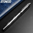 thumbnail image 4 of 1PC Luxury Fountain Pen Medium Nib Pen with Twist Converter Use with Standard Ink, Metal Calligraphy Fountain Pens Smooth Writing Drawing Journal Executive Business Pens Classy STONEGO Stationery Gift, 4 of 6