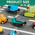 thumbnail image 3 of Joyfy 18 Pcs Toy Cars for kids, Friction Pull Back Play Car Vehicle Party Favors, Mini Excavator Toy Trucks for Boys 2 3 4 5 6 Years Old, 3 of 8