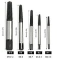 thumbnail image 4 of Broken Screw Extractor  Extractor Damaged Screw Extractor Screw Drill Extractor Screw Remover 11pcs Broken Screw Drill Bits And Extractor Set  Fastners Taken Out Removal Tool, 4 of 8