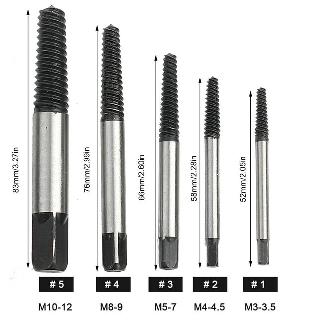 Screw Extractor, 11pcs Damaged Screw Remover Set Broken Screw Drill Bits And Extractor Set Fastners Taken Out Removal Tool Can Drill On Most Screws