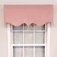 thumbnail image 2 of RLF Home Luxurious Modern Design Classic MG-Ticking Stripe Regal Style Window Valance 50" x 17" Red, 2 of 4