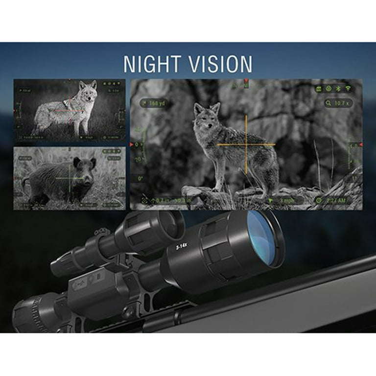 ATN X-Sight 4K Pro Smart HD Optics, 3-14x, Day/Night Rifle