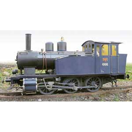 Canvas Print A 1:8 live steam scale model of a VR Class Vr1 type 0-6-0 tank locomotive from 1914. Suomi: Vr1-hÃŒÂ¦y Stretched Canvas 10 x