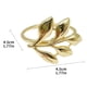 thumbnail image 4 of Advancent 6 unids/set de anillos para servilletas, servilleteros de hojas, servilleteros decorativos, hebilla para boda, fiesta, cena, Mostrada, 4 of 6