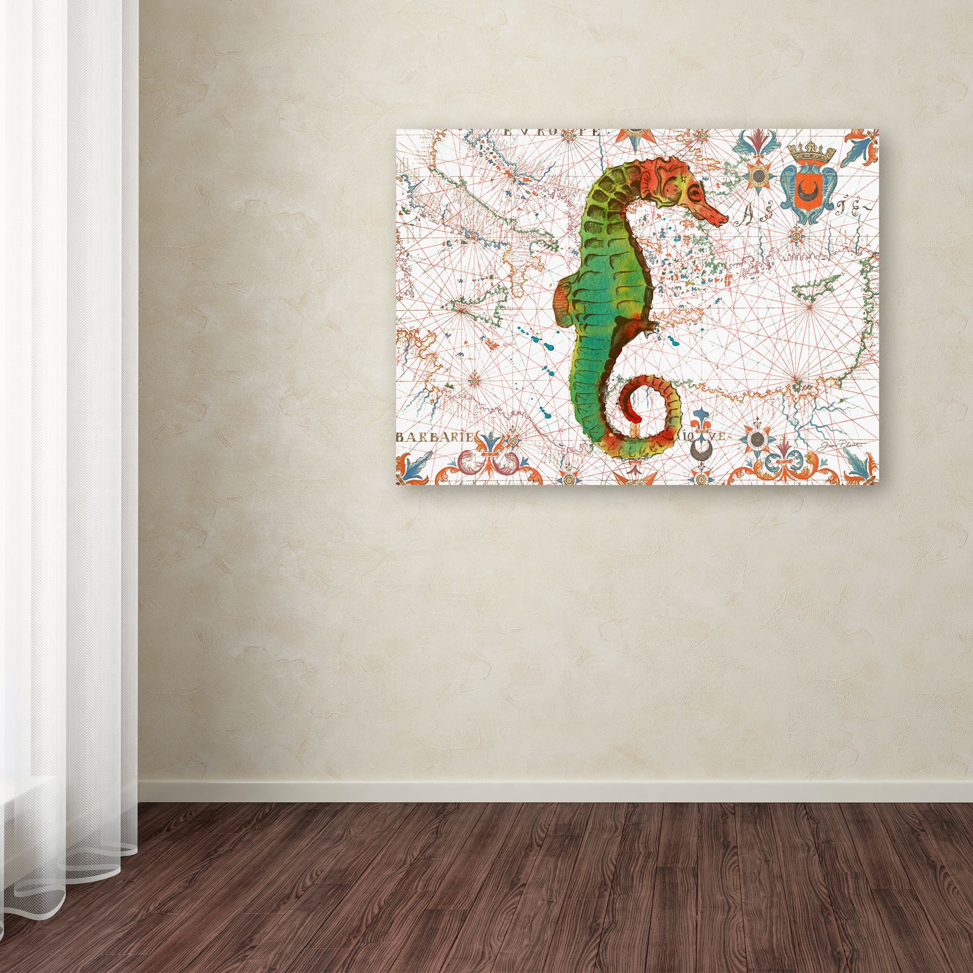 Trademark Fine Art 'Nautical Treasures 8' Canvas Art by Jean Plout