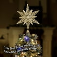 thumbnail image 2 of Decoración para árbol de Navidad Ornativity estrella dorada 16 x 12 pulgadas, 2 of 7