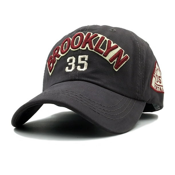 Gorra de béisbol bordada Brooklyns para hombre en algodón