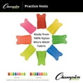 thumbnail image 6 of Champion Sports Mesh Practice Vest, Pack of 12, Solid and Numbered, Youth and Adult, Neon Orange, Adult Regular, 6 of 7
