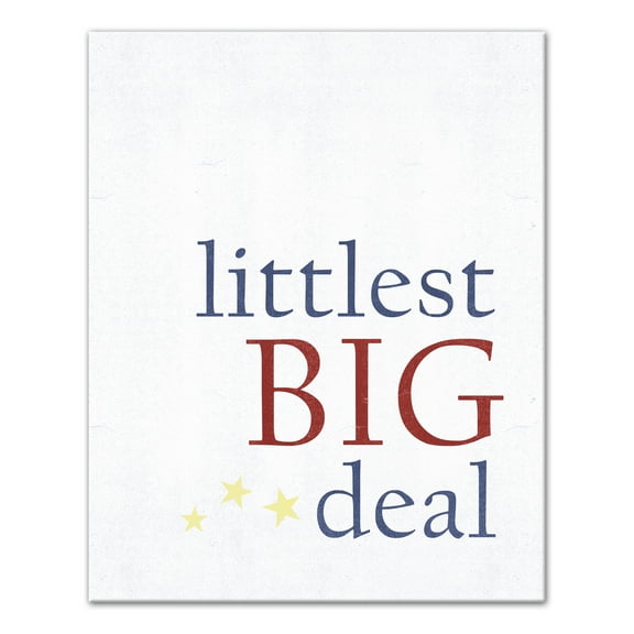 Creative Products Littlest Big Deal 16x20 Canvas Wall Art