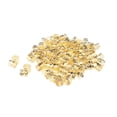 thumbnail image 1 of TISHITA 100Pcs Dreadlocks Beads DIY Style Hair Decoration Braid Rings Hoops Gold, 1 of 7