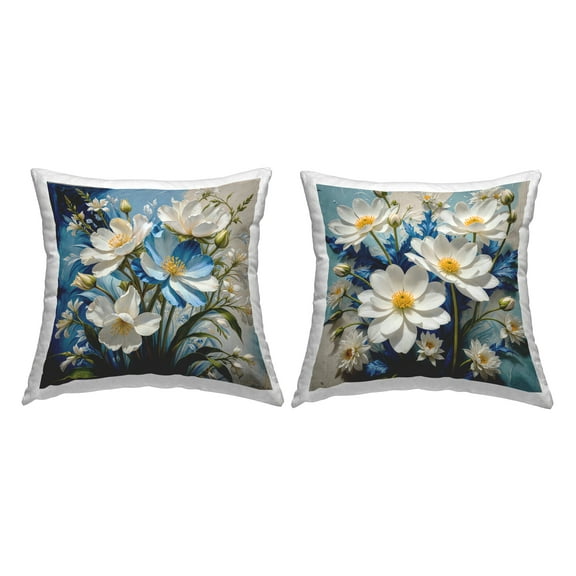 Stupell Industries Modeled Daisy Bundles Decorative Printed Throw Pillow Design by Yuri Khrushch.