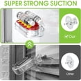thumbnail image 2 of 2 Pack Window Hummingbird Feeder, Strong Suction Cup Hummingbird Feeder with 4 Feeding Ports, Easy to Clean and Refill Plastic Hummi, 2 of 6