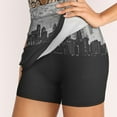 thumbnail image 4 of Philadelphia Skyline Women's skirt With Hide Pocket Tennis Skirt Golf Skirts Badminton Skirts Running skirts Philadelphia, 4 of 7