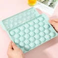 thumbnail image 5 of Hariumiu Kitchen Round Tasteless 33-Grid Ice Cube Tray - Leak-Proof Lid, Smooth Ice Balls, High-Quality PP Material for Cocktails and More, 5 of 10