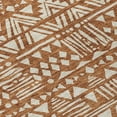 thumbnail image 5 of HomeRoots 594200 9 x 12 ft. Terra Cotta & Beige Southwestern Washable Indoor & Outdoor Rectangle Area Rug, 5 of 5