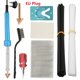 thumbnail image 1 of Kit de soldadura de plástico Soldador de 80 vatios con soporte, varillas, malla de alambre de acero inoxidable, papel de lija, destornillador, herramienta de reparación de kayak para parachoques de automóvil Grieta de plástico Sincero Electrónica, 1 of 1