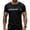 Black, variant on Men's Striped Printed Color Blocked Short Sleeved Round Neck T-Shirt, Casual Contrasting top (Black, 3XL)