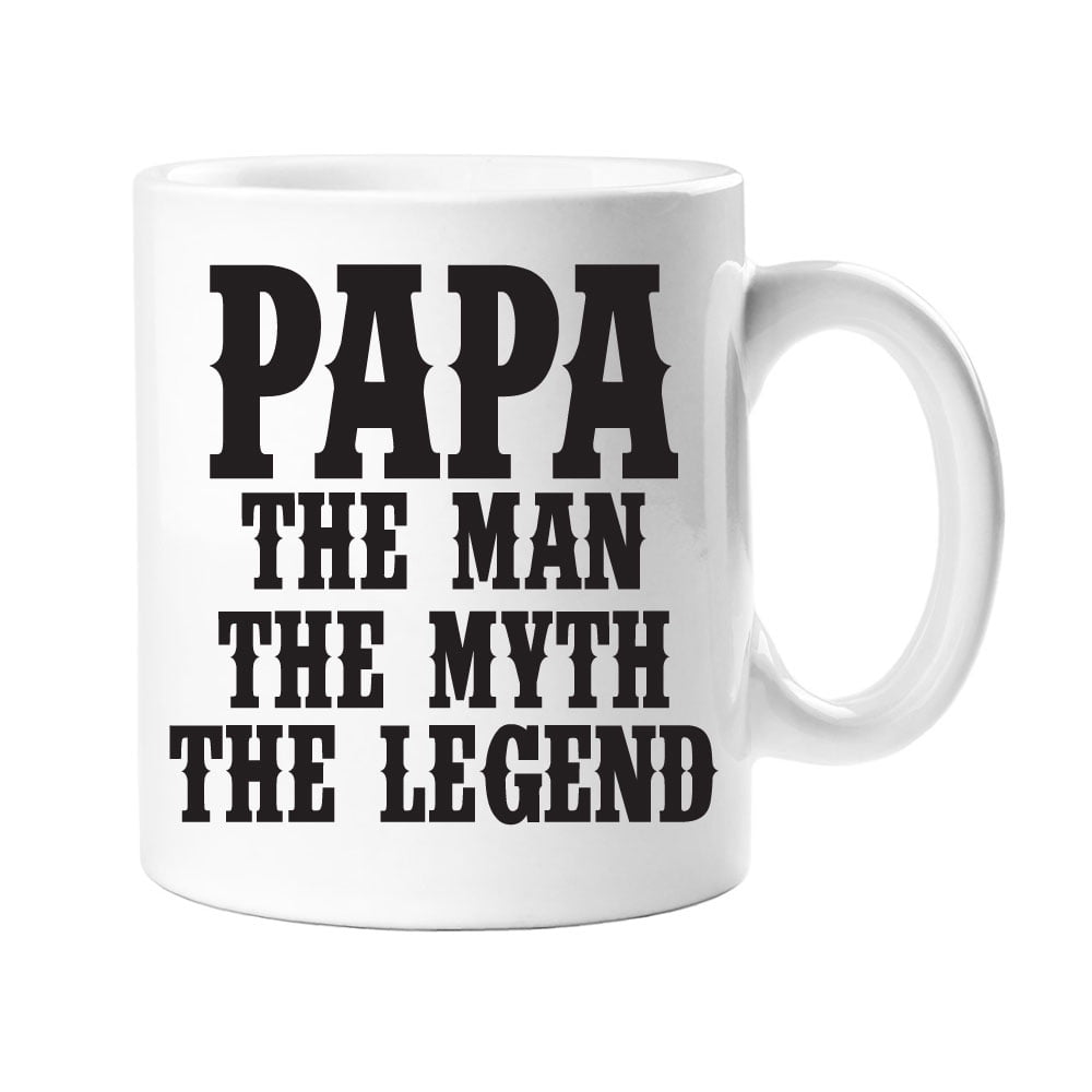 papa the man the myth the legend mug