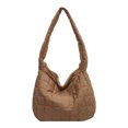 thumbnail image 1 of Bolso de hombro acolchado para mujer bolso de mensajero sólido de moda bolso de viaje de trabajo versátil, 1 of 9