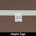 thumbnail image 4 of Allswell Soft & Silky 4-Piece Savanna Taupe Viscose from Bamboo Sateen Bed Sheet Set, Queen, 4 of 5
