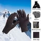 thumbnail image 4 of Sonducket 1 par de guantes de esquí ajustables con pantalla táctil para hombre y mujer, guantes deportivos para montar en motocicleta, manopla de guantes y mitones Negro L Sonducket HW4620-16B, 4 of 6