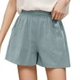thumbnail image 1 of Aayomet Shorts de Course pour Femmes Amples Fins Pantalons Hauts pour Jambes de Femmes (Vert, S), 1 of 4