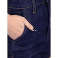 thumbnail image 4 of Uniq Urban Casual Dark Denim 5 Pockets High Waist Classic Mini Shorts, 4 of 4