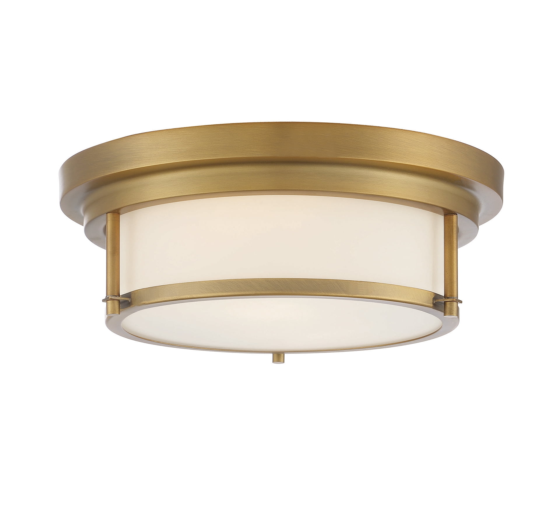 Trade Winds Lighting 2-Light Ceiling Light In Natural Brass
