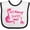 White and Black, variant on Inktastic My Nanny Loves Me Girls Baby Bib