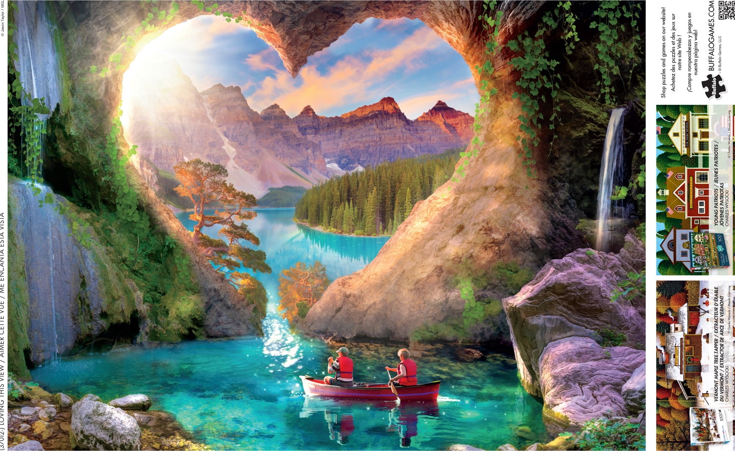 Buffalo Games Loving this View 500-Piece Interlocking Jigsaw Puzzle for Adults Ages 14+