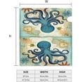 thumbnail image 4 of Ocean World Sea Octopus Magnetic Mailbox Covers, Mail Wraps Garden Yard Home Decor for Outdoor Standard Size 21x18 in, 4 of 6