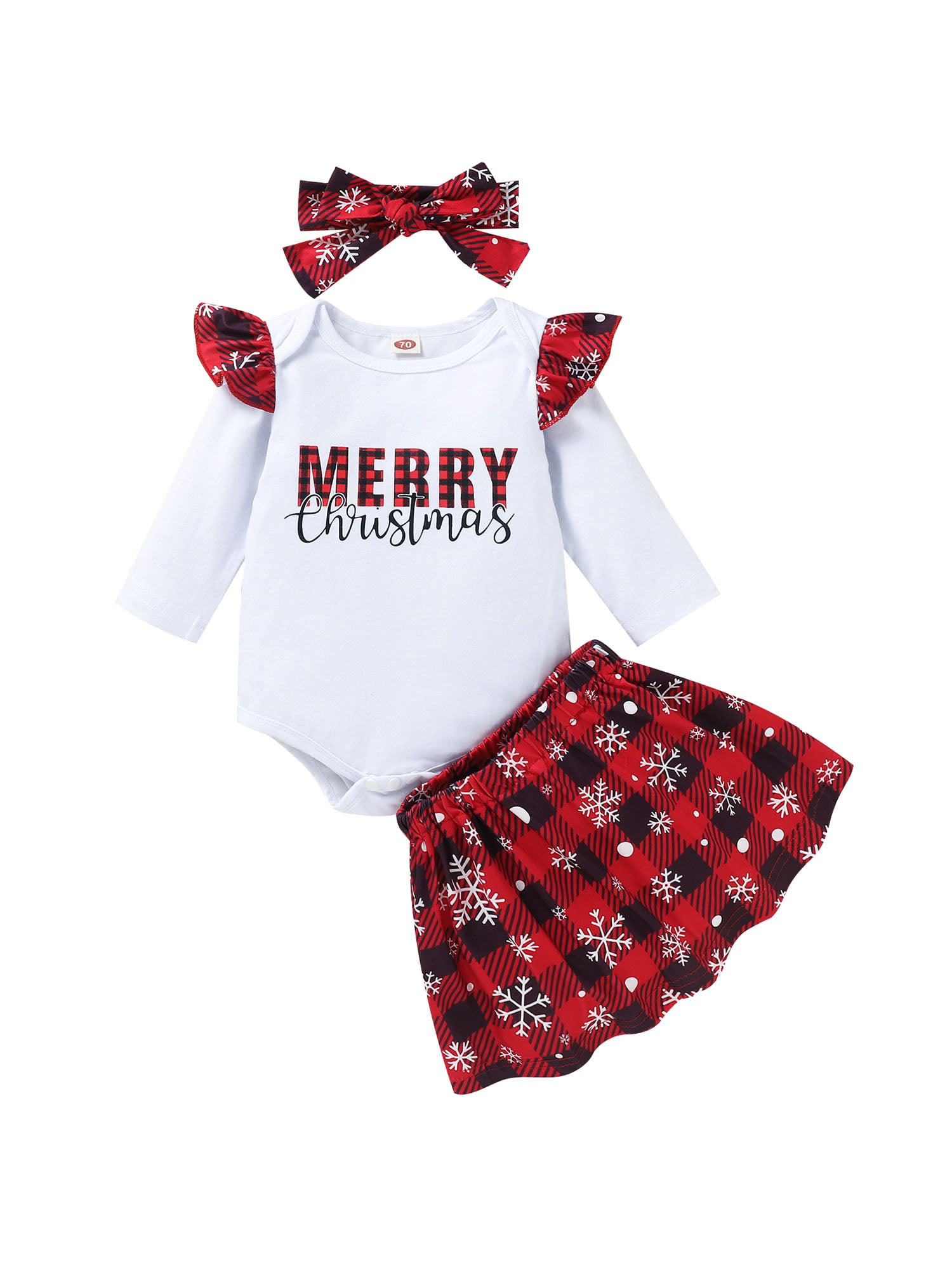 Christmas Red White Snowflakes Sock Ribbon Infant Newborn Baby Crib Shoes NB-18M 