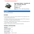 thumbnail image 2 of Brake Master Cylinder - Compatible with 1960 - 1962 GMC 1000 Series - Dorman, 2 of 2
