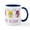 White/Navy Inside, variant on CafePress - Babys 1St Easter Mug - 11 oz Ceramic Mug - Novelty Coffee Tea Cup