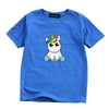 AkoaDa New Children Unicorn T Shirt Cute Baby Kids Short Sleeve Printed T-Shirt Children Clothing
