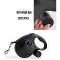 thumbnail image 2 of Jinsinto Retractable Dog Leash, Retractable, Waste Bag Dispenser, for Training and Walking, Black (5 M) -, 2 of 5