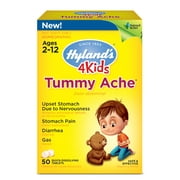 Hyland's 4 Kids Tummy Ache Tablets, Natural Relief of Upset Stomach