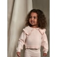 thumbnail image 4 of Modern Moments by Gerber Toddler Girl Ribbed Sweater with Peter Pan Collar and Leggings Outfit Set, 2-Piece (12M - 5T), 4 of 11